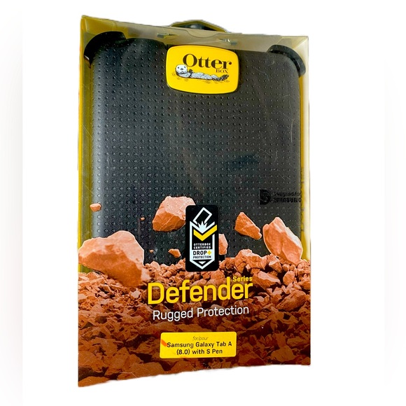 OTTER BOX DEFENDER SERIES RUGGED PROTECTION SAMSUNG GALAXY TAB 8.0 w/ S PEN - Picture 1 of 2